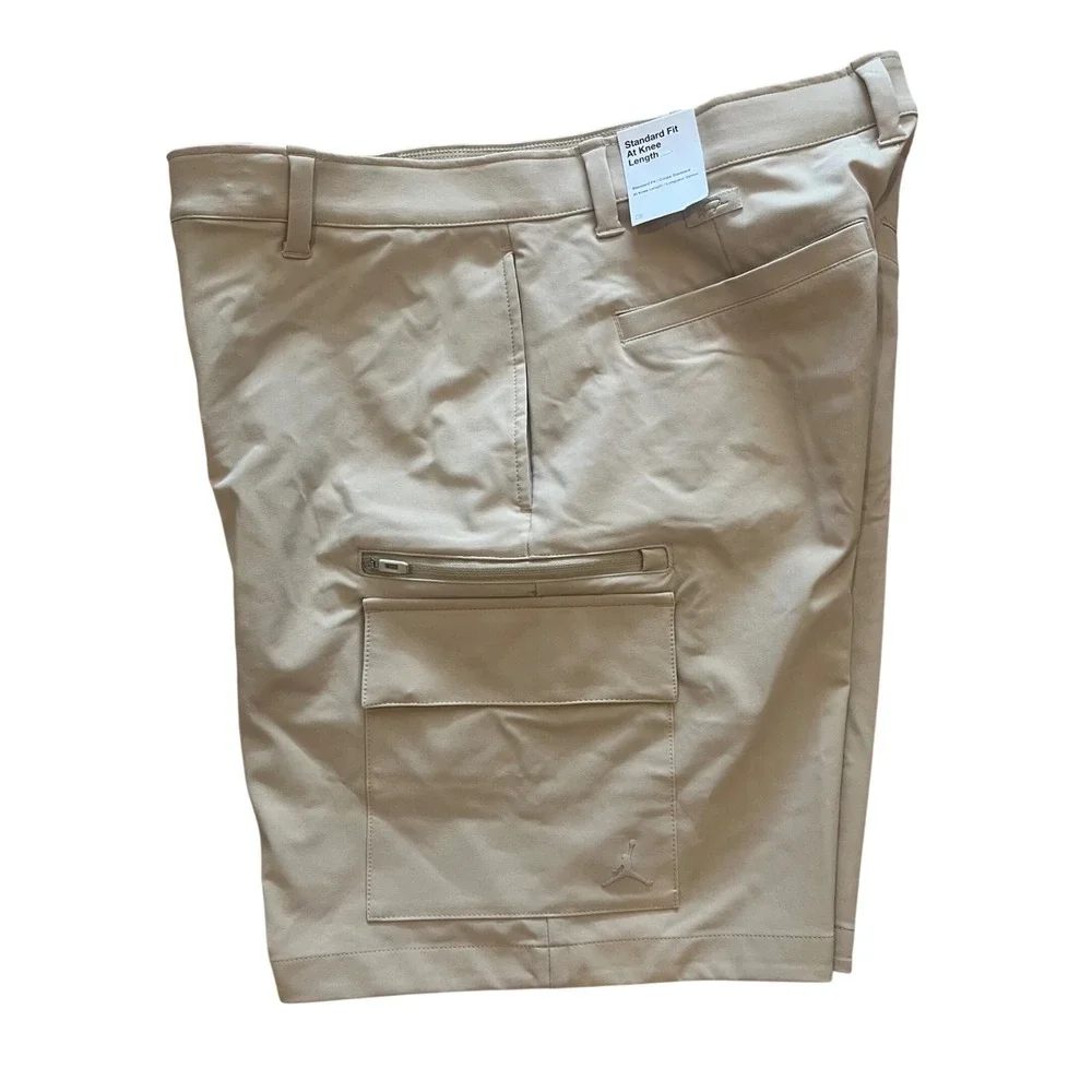 Jordan Golf Nike Repel Cargo Shorts Mens 34‎ Khaki Tan HQ8703-248 NEW